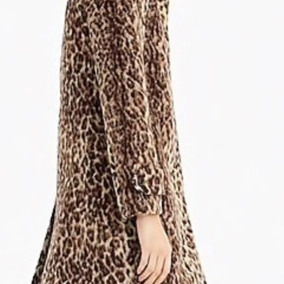 J.crew double leopard overcoat XS - Picture 4 of 12